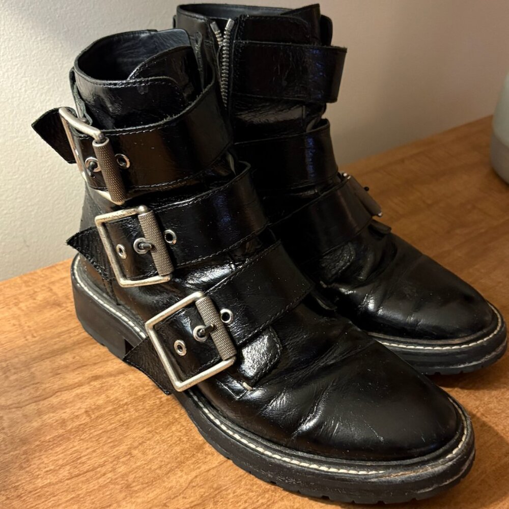 Rag & Bone Cannon Buckle Boot - Size 6.5